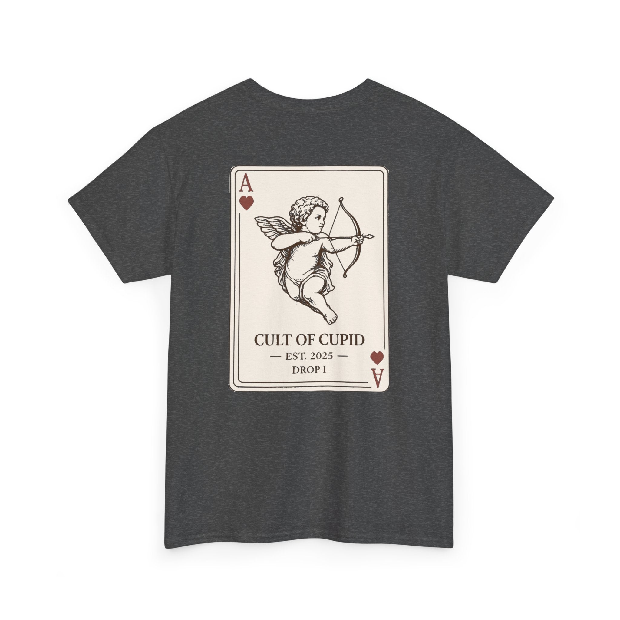 Cult of Cupid Tee — Dark Heather